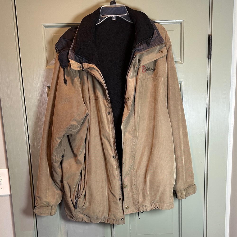 Vintage Fjallraven 3 in 1 Hunting Coat Fleece Liner Men’s Large
